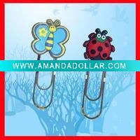 Wholesale soft pvc promotional Book mark,fashion book mark