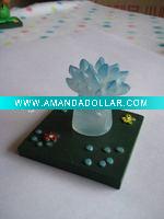 Wholesale plant vs zombies polyresin ice-shroom figurine home decoration