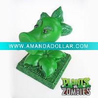 Wholesale Plants vs zombies polyresin repeater figurine home decoration