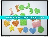 Wholesale new and charming alphabet and flowers eva scrapbooking sticker ,can order different designs E-1309