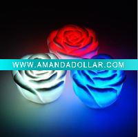 Wholesale Flashing Rose Candle Light