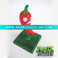 Wholesale Plants vs zombies polyresin janapeno figurine home decoration