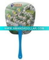 Wholesale Longer Handle Plastic Hand Fan