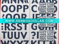 Wholesale new alpha foam sticker and foam letters scrapbooking sticker.