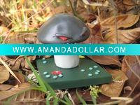 Wholesale plant vs zombie polyresin doom-shroom figurine home decoration