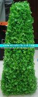 Artificial grass tower KWD -A3004(plastic grass tower;artificial topiary pyramids)