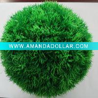 Wholesale Artificial grass ball KWD -A3007(polyethylene artificial grass; artificial topiary grass ball)
