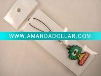 Wholesale PVC mobile phone ornaments/deco
