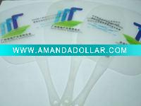 Transparent Plastic Hand Fan