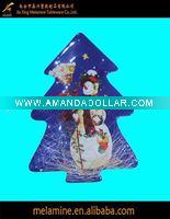 12.5" X 'smas tree shape tray