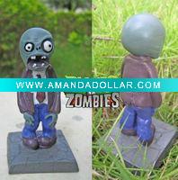Wholesale Plants vs zombies polyresin zombie figurine home decoration
