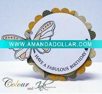 colorful paper card