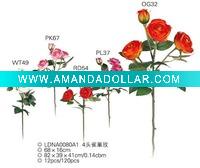 Wholesale artificial ROSE BUDS flower 4pieces(68CM)