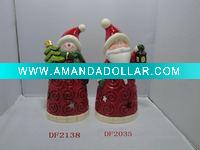 Wholesale pretty ceramic x'mas candle holder