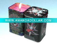 Wholesale rectangular candle tin