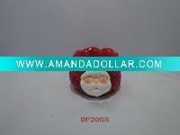 Wholesale ceramic santa claus candle holder