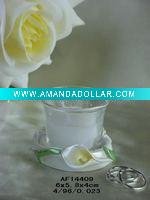Wholesale Polyresin swan wedding candle holder