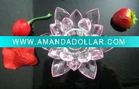 Wholesale Lotus crystal Candle Holder