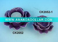 Wholesale Ceramic rose candle holder