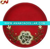 Wholesale Light Ceramic Christmas plate