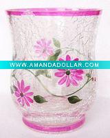 Wholesale Handpainted glass votive holder or glass candle holder