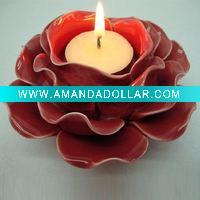 Wholesale ceramic rose T/L holder