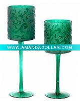 Wholesale candle holder glass