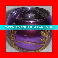 Wholesale promotion glass candle holder