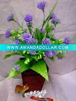 Wholesale hand made blue flower