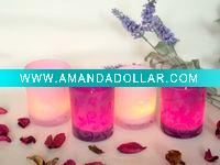 Wholesale Glass candle holder for home decoration