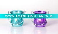 Wholesale glass candle holder