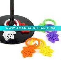 Wholesale Silicone wine charms glass marker
