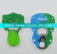 Wholesale animal cartoon plastic PVC bottle opener