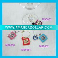 Wholesale Fashion alloy wine charms(MS0650)