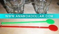 colorful cocktail stirrer