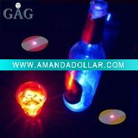 4.5cm Flashing LED Bottle Coaster,Cup Coaster