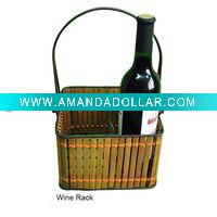 Wholesale 100% Handmade Bamboo Wine bottle holder