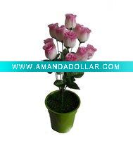 Artificial Rose Bunch (Silk and Fabric)