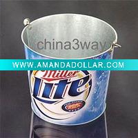 Wholesale Ice Bucket with outside full warp logo printing