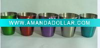 Wholesale Stainless steel shot glass with color coating