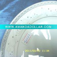 Wholesale SILVER ROUND PORCELAIN kitchenware set