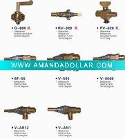 Brass gas valve