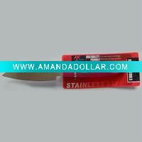 Wholesale good quality stainless steel kitchenware fruit knife (big)