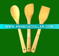 Wholesale bamboo kitchenware set