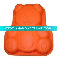 Wholesale mini bear silicone kitchenware-silicone cake mold