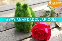 Artificial grass bear