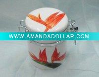 Wholesale ceramic cookie jar(ceramic pot,kitchenware)