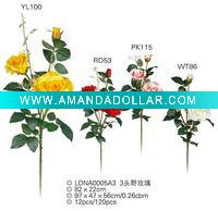 Wild rose fabric rose