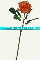 Wholesale decorative fabric flower single flower