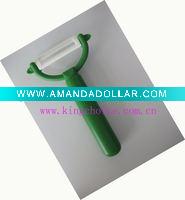 ceramic white blade green peeler